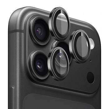Lito S+ Camera Glass Protector ochranné sklo na fotoaparát pro iPhone 18 Pro / iPhone 18 Pro Max černé