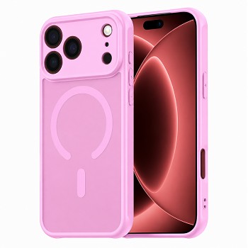 Techsuit HaloFrost II MagSafe kryt pro iPhone 18 Pro Max / iPhone 17 Pro Max růžový