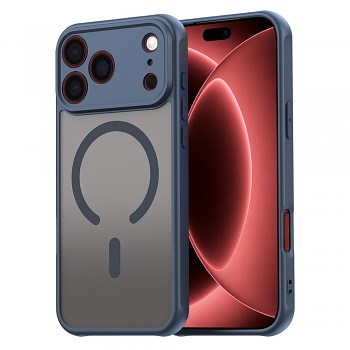 Techsuit HaloFrost II MagSafe kryt pro iPhone 18 Pro Max / iPhone 17 Pro Max tmavě modrý
