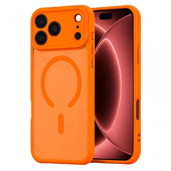 Techsuit HaloFrost II MagSafe kryt pro iPhone 18 Pro Max / iPhone 17 Pro Max oranžový