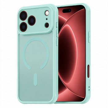 Techsuit HaloFrost II MagSafe kryt na iPhone 18 Pro Max / iPhone 17 Pro Max mátově zelený