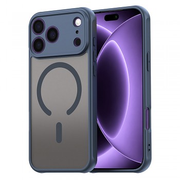 Techsuit HaloFrost II MagSafe kryt pro iPhone 18 Pro / iPhone 17 Pro tmavě modrý