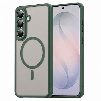 Techsuit HaloFrost II MagSafe kryt pro Samsung Galaxy S26 FE zelený