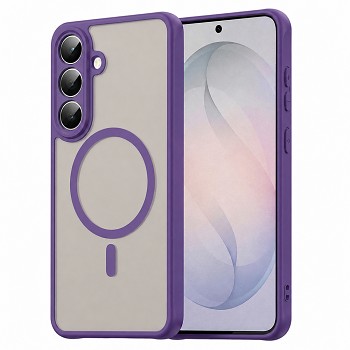 Kryt Techsuit HaloFrost II MagSafe pro Samsung Galaxy S26 FE fialový