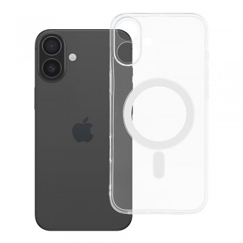 Clear Case 2 mm Mag Cover kryt pro iPhone 16 Plus průhledný s podporou MagSafe