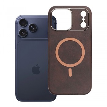 Kryt Gentleman Mag Cover pro iPhone 18 Pro Max / 17 Pro Max kompatibilní s MagSafe hnědý