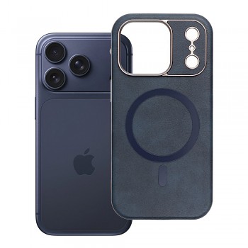 Kryt pro iPhone 18 Pro / 17 Pro Gentleman Mag Cover s MagSafe tmavě modrý