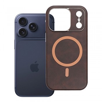 Kryt Gentleman Mag Cover pro iPhone 18 Pro / 17 Pro s podporou MagSafe hnědý