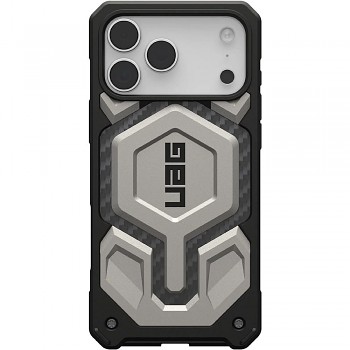 UAG Monarch Pro kryt pro iPhone 18 Pro Max / 17 Pro Max s MagSafe titanový