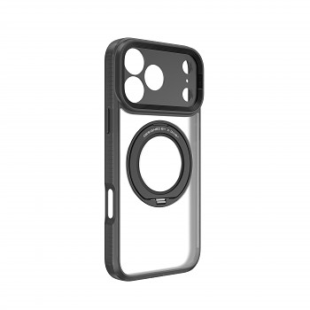 X-ONE Dropguard 2S Stand Edition kryt kompatibilní s MagSafe pro iPhone 18 Pro Max / 17 Pro Max matný černý mrazivý