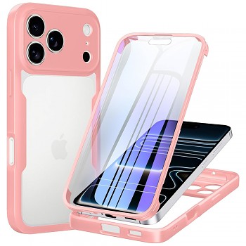 Kryt Techsuit ColorVerse 360 s ochranou displeje na iPhone 18 Pro Max / iPhone 17 Pro Max růžový