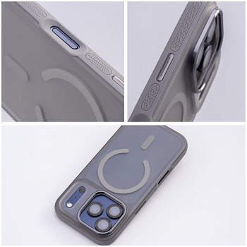 Kryt Flexline Mag Cover pro iPhone 16 s MagSafe šedý