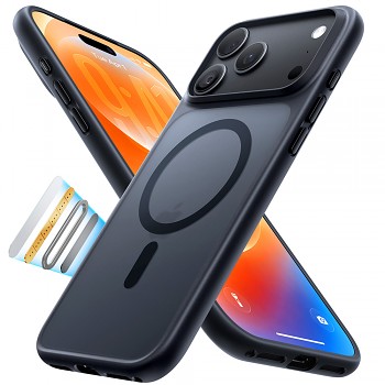 Torras Guardian Magnetic kryt pro iPhone 18 Pro Max / iPhone 17 Pro Max černý