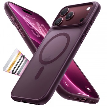 Torras Guardian Magnetic kryt na iPhone 18 Pro Max / iPhone 17 Pro Max fialový