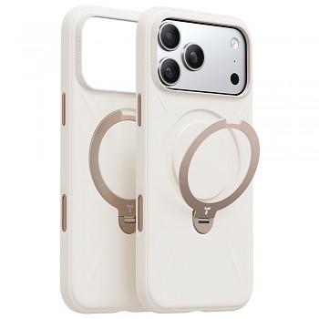Torras QPRO Silicone Series kryt pro iPhone 18 Pro Max / iPhone 17 Pro Max bílý