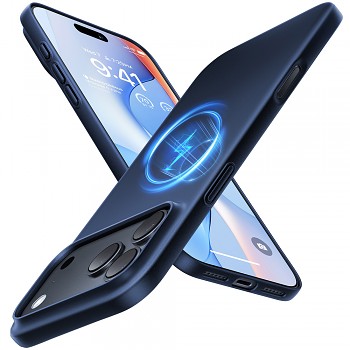 Torras OriginFit-Mag kryt pro iPhone 18 Pro Max / iPhone 17 Pro Max tmavě modrý
