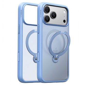 Torras Ostand Spin kryt pro iPhone 18 Pro Max / iPhone 17 Pro Max modrý
