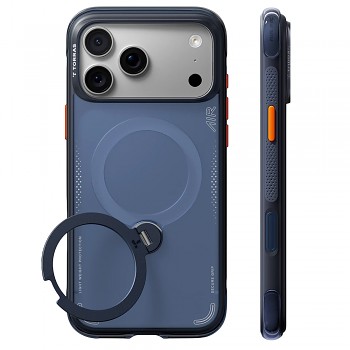 Torras Ostand Q3 Air Series kryt pro iPhone 18 Pro / iPhone 17 Pro tmavě modrý