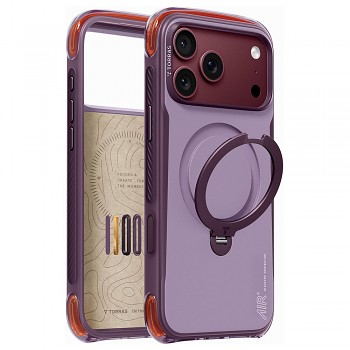 Torras Ostand Q3 Air Pro kryt pro iPhone 18 Pro Max / iPhone 17 Pro Max fialový Violet Summit