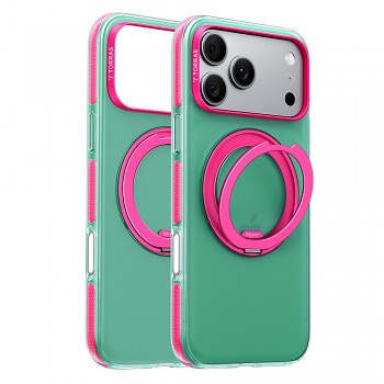 Torras Ostand O3 Hue kryt pro iPhone 18 Pro Max / iPhone 17 Pro Max Neon Moss