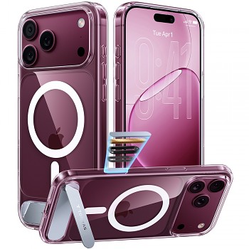Torras Ostand L1 Guardian kryt pro iPhone 18 Pro Max / iPhone 17 Pro Max průhledný