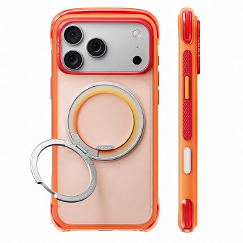 Torras O3 Air Core kryt pro iPhone 18 Pro Max / iPhone 17 Pro Max korálový Prism Coral