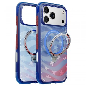 Torras Ostand Spin Air Football Series kryt pro iPhone 17 Pro Max / iPhone 18 Pro Max Starlight