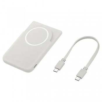 Samsung Magnetic magnetická bezdrátová powerbanka 15W / 25W 5000mAh EB-U2500XJEGWW šedá
