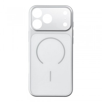 Kryt pro iPhone 18 Pro Max / 17 Pro Max Make 18 kompatibilní s MagSafe stříbrný