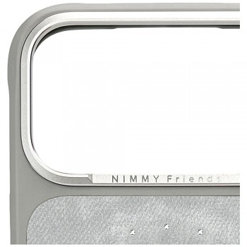 Kryt NIMMY Lucky Fashion Cat s MagSafe pro iPhone 18 Pro / 17 Pro šedý