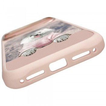 NIMMY Gentle Pets Series Dog kryt pro iPhone 18 Pro Max / 17 Pro Max s MagSafe růžový