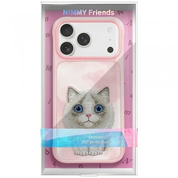 NIMMY kryt BIG EYED RAGDOLL pro iPhone 18 Pro / 17 Pro růžový