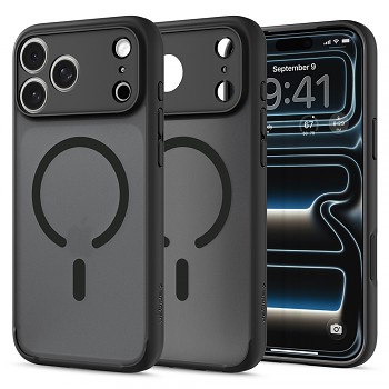 Spigen Ultra Hybrid MagSafe ACS12123 kryt pro iPhone 18 Pro Max / iPhone 17 Pro Max Frost Black