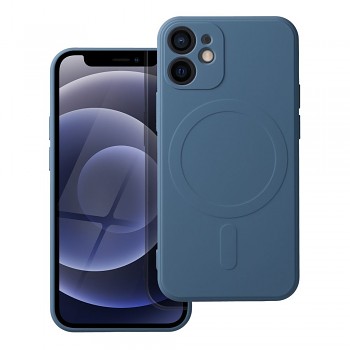 Silicone Mag Cover kryt pro iPhone 12 mini s podporou MagSafe modrý