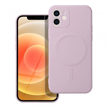 Silicone Mag Cover kryt pro iPhone 12 mini s podporou MagSafe růžový
