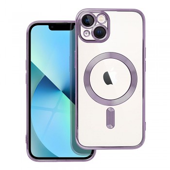 Kryt Electro Mag Cover pro iPhone 13 kompatibilní s MagSafe fialový