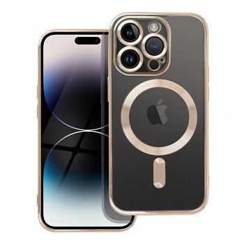 Kryt Electro Mag Cover pro iPhone 14 Pro s MagSafe zlatý