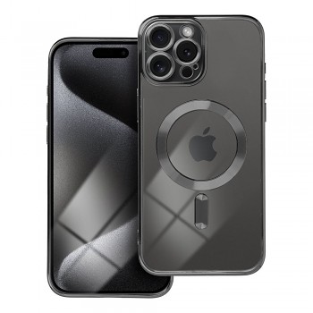 Kryt Electro Mag Cover pro iPhone 15 Pro Max kompatibilní s MagSafe černý