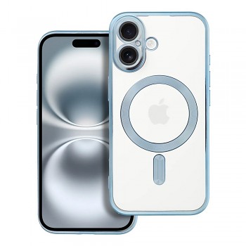 Kryt Electro Mag Cover pro iPhone 16 kompatibilní s MagSafe modrý