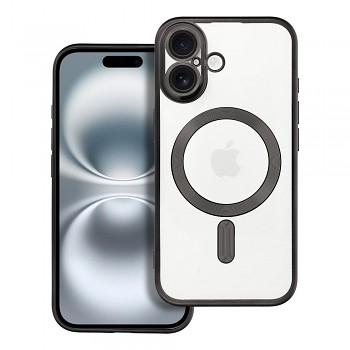 Electro Mag Cover kryt pro iPhone 16 kompatibilní s MagSafe černý