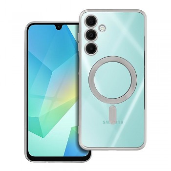 Kryt Electro Mag Cover kompatibilní s MagSafe pro Samsung Galaxy A16 5G / A16 4G stříbrný