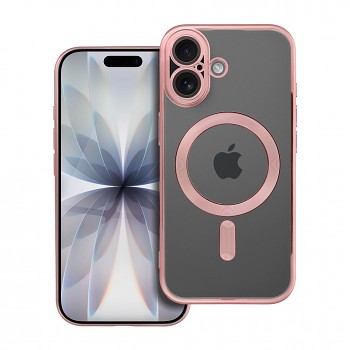 Kryt Electro Mag Cover pro iPhone 17 kompatibilní s MagSafe růžovozlatý