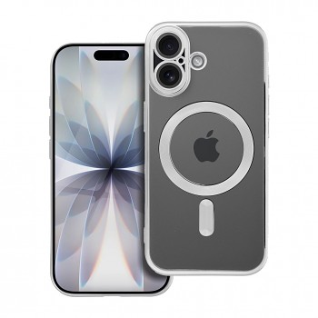 Kryt Electro Mag Cover pro iPhone 17 s MagSafe stříbrný