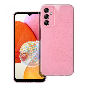Clear Case 2 mm kryt pro Samsung Galaxy A14 5G / A14 4G Blink růžový