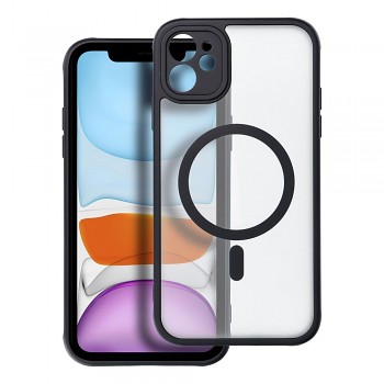 Kryt Full Matte Mag Cover pro iPhone 11 kompatibilní s MagSafe černý