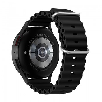 Silikonový řemínek Forcell F-Design FS01 pro Samsung Galaxy Watch 20 mm černý
