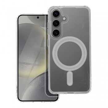 Kryt pro Samsung Galaxy S24 Clear Mag Cover kompatibilní s MagSafe průhledný