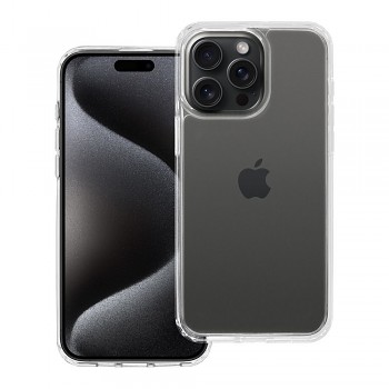 Kryt Super Clear Hybrid pro iPhone 15 Pro transparentní