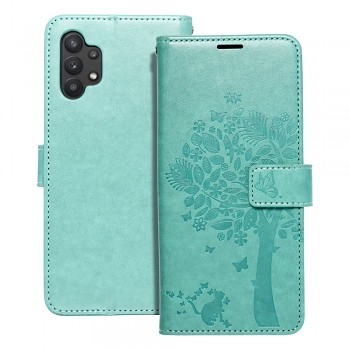 Knížkové pouzdro Mezzo Book pro Samsung Galaxy A32 LTE (4G) zelené se stromem