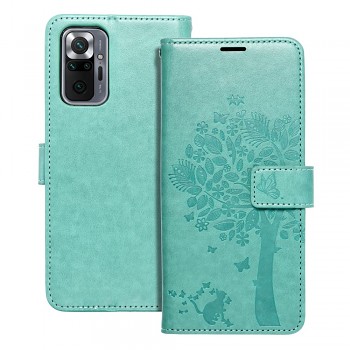 Knížkové pouzdro Mezzo Book pro Xiaomi Redmi Note 10 Pro strom zelené